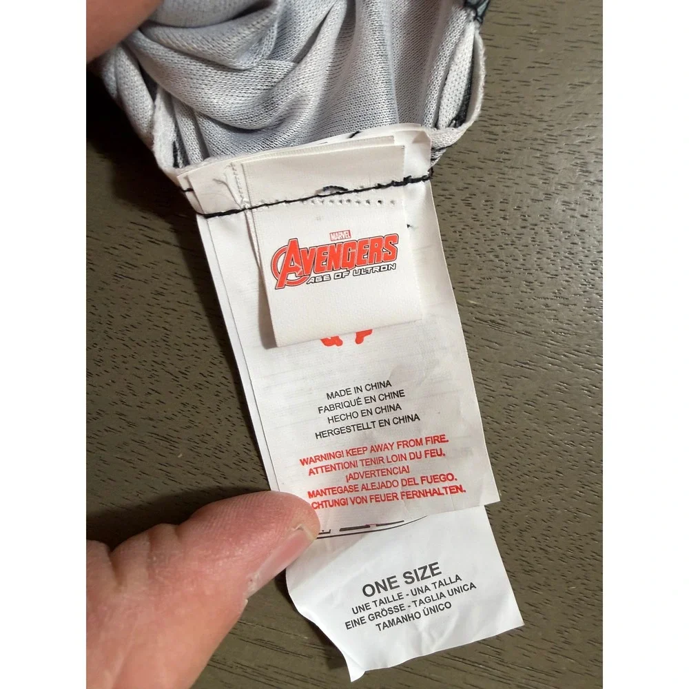 Marvel‎ Avengers Age of Ultron Rubies Ultron Costume Gloves Grey One Size
